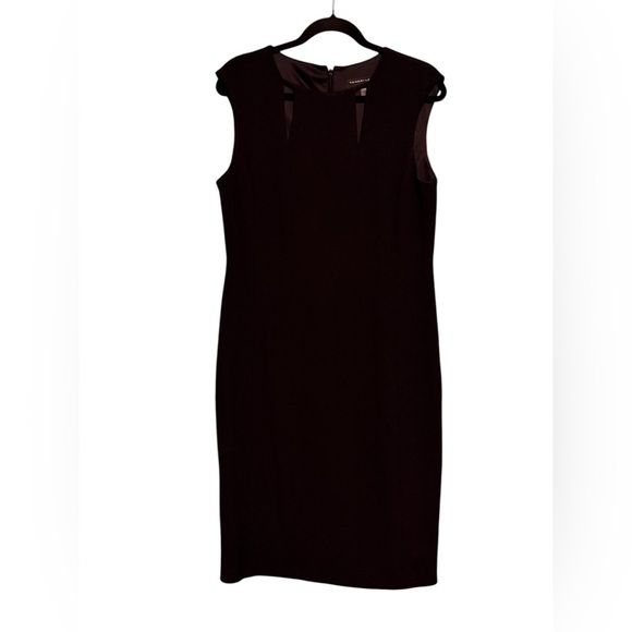 Studio Dresses & Skirts - Studio Black Sleeveless Sheath Dress with Cutout Neckline